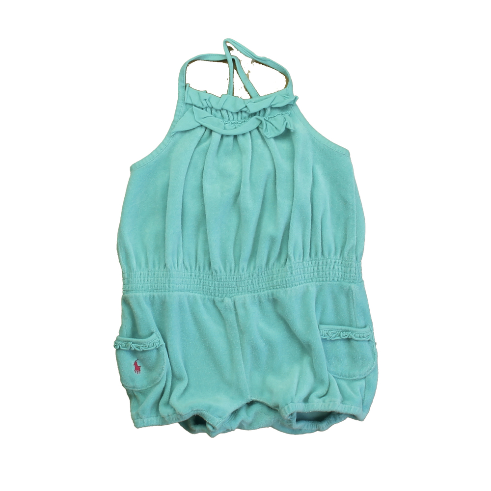Ralph Lauren Girls Turquoise Cover-up size: 24 Months - Picture 2 of 2